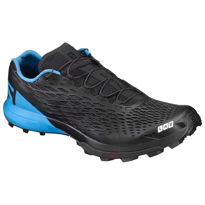 Chaussures De Trail Running Salomon Homme Noir / Bleu - Salomon S/LAB XA AMPHIB - France (0274-XQLFI